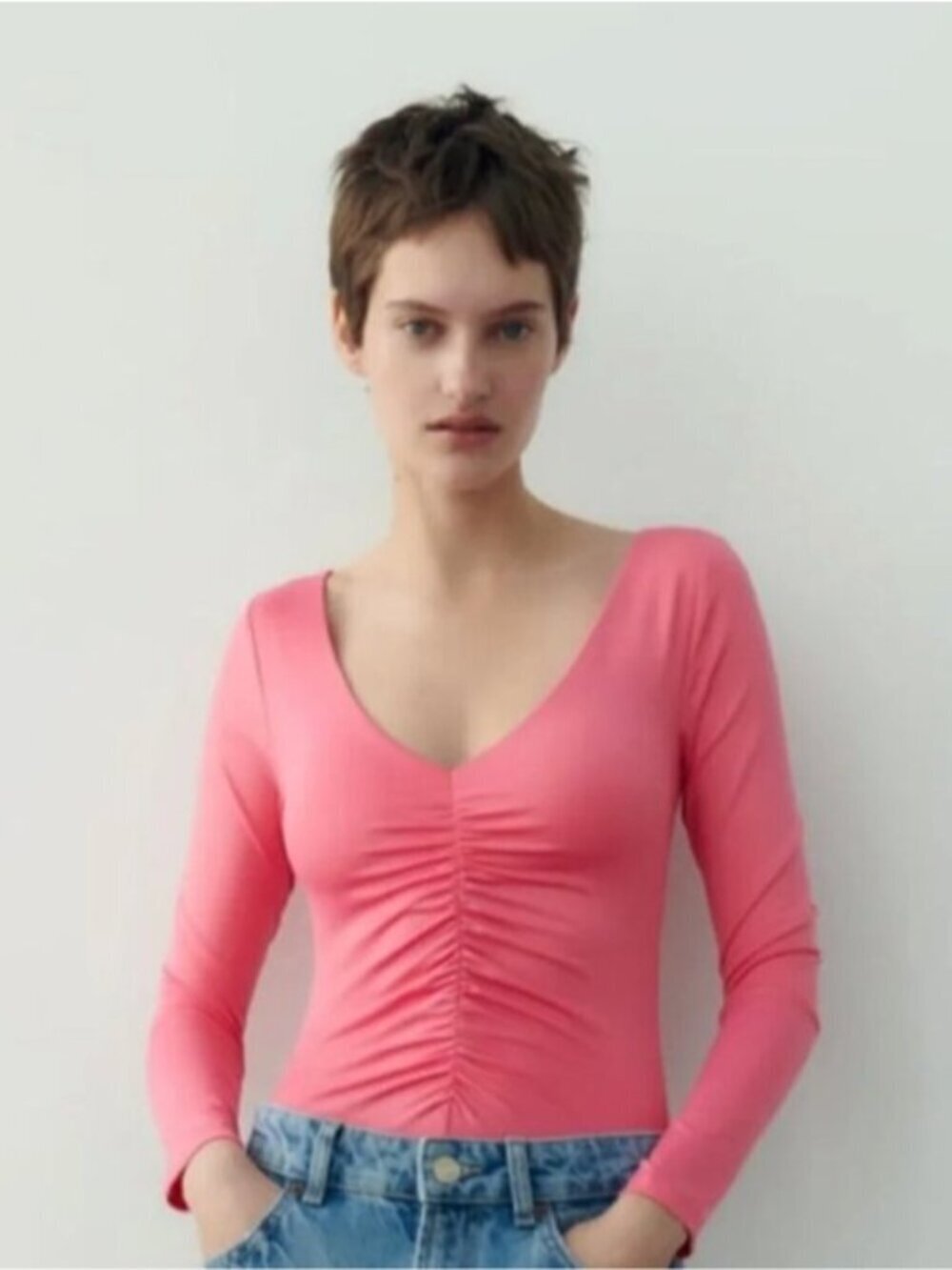 Zara Ruched Bodysuit